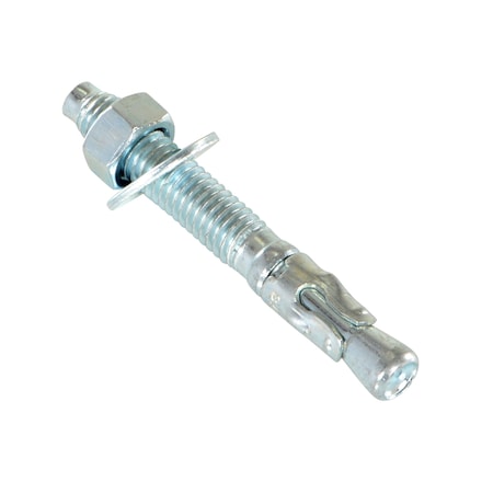 Vestil Wedge Anchor, 3/8" Dia., 3" L, 18-8 Stainless Steel AS-383-SS